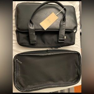 BEIS black mini convertible weekender